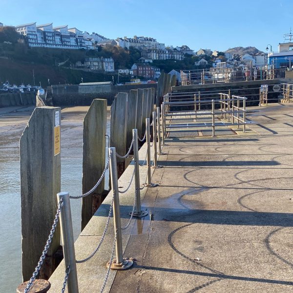 Ilfracombe harbour – Fender re-anchor and stabilisation – TMS – Ilfracombe harbour master website image